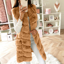 Load image into Gallery viewer, K.T.L. - Faux Fur Sleeveless Vest
