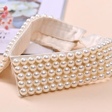 Load image into Gallery viewer, Handmade  Faux Pearls Collar Necklace
