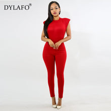 Load image into Gallery viewer, Pearl Accented Backless Jumpsuit
