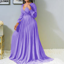 Load image into Gallery viewer, K.T.L. - &quot;The Harris&quot; Pleated Maxi Dress
