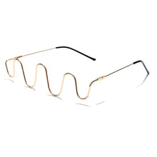 Load image into Gallery viewer, Rhinestone Wave Eyeglass Frames
