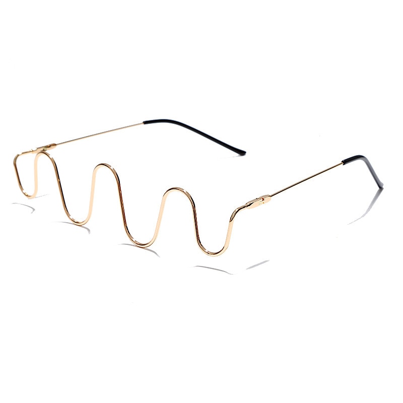 Rhinestone Wave Eyeglass Frames