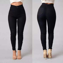 Load image into Gallery viewer, K.T.L. - High Waist Pencil Jeans
