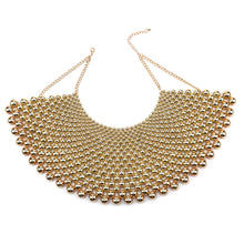 Load image into Gallery viewer, Pearls Shawl Style Choker Statement Necklace
