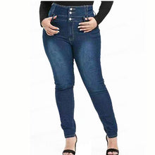 Load image into Gallery viewer, K.T.L. -  Button Up High waist  Skinny Jeans
