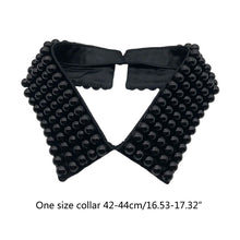 Load image into Gallery viewer, Handmade  Faux Pearls Collar Necklace
