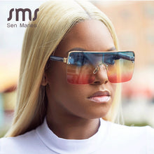 Load image into Gallery viewer, K.T.L. - Fashion Oversized Square Sunglasses
