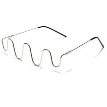 Load image into Gallery viewer, Rhinestone Wave Eyeglass Frames
