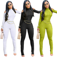 Load image into Gallery viewer, K.T.L. - Casual Off Shoulder Jumpsuit
