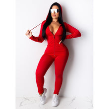 Load image into Gallery viewer, K.T.L. - Fashion Hooded Two Piece Jogging Suit
