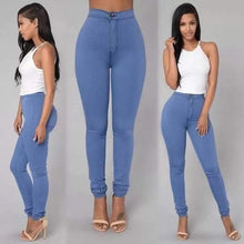 Load image into Gallery viewer, K.T.L. - High Waist Pencil Jeans
