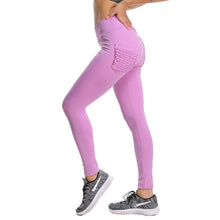 Cargar imagen en el visor de la galería, K.T.L. - High Waist Seamless Workout Pants With Pockets
