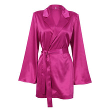 Load image into Gallery viewer, Satin Coat, Top, Pants Separates
